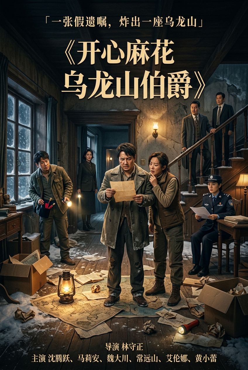 《开心麻花乌龙山伯爵》海报